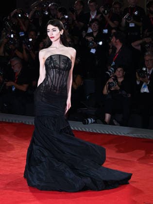 IPA88286548 - Venice, 83rd Venice International Film Festival 2026 - Night 7. Red carpet for the film The Company. Pictured: Caylee Cowan  Copyright: xAlbertoxTerenghix xPoolxPhotoxEventsx08x IPA88286548