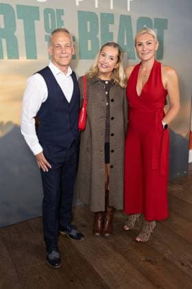 September 8, 2026, London, United Kingdom: (L-R), Ray Howard, Lucy Conley and Georgia Bradley attend the UK Gala Screening of Heart of the Beast at Ham Yard Hotel, London.Celebrity guests attend the UK Gala Screening of Heart of the Beast at Ham Yard Hotel in London London United Kingdom  - ZUMAs197 20260908_aaa_s197_205 Copyright: xPhilxLewisx