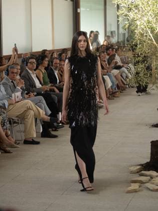 September 8, 2026, Madrid, Madrid, Spain: MADRID, SPAIN - SEPTEMBER 8: Models walk the runway during the OMODA Madrid Es Moda fashion show, presenting designs by PILAR DALBAT, inside the COAM Madrid Spain  - ZUMAh199 20260908_zip_h199_006 Copyright: xAaronxHerediax