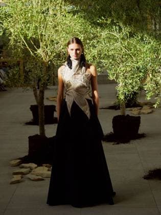 September 8, 2026, Madrid, Madrid, Spain: MADRID, SPAIN - SEPTEMBER 8: Models walk the runway during the OMODA Madrid Es Moda fashion show, presenting designs by PILAR DALBAT, inside the COAM Madrid Spain  - ZUMAh199 20260908_zip_h199_016 Copyright: xAaronxHerediax