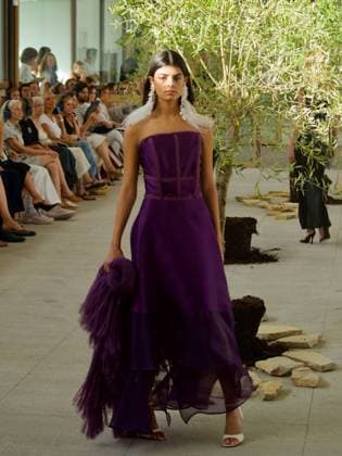 September 8, 2026, Madrid, Madrid, Spain: MADRID, SPAIN - SEPTEMBER 8: Models walk the runway during the OMODA Madrid Es Moda fashion show, presenting designs by PILAR DALBAT, inside the COAM Madrid Spain  - ZUMAh199 20260908_zip_h199_019 Copyright: xAaronxHerediax