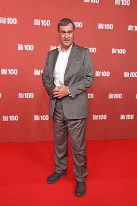 BILD100 2026 Markus Söder Roter Teppich zu BILD100 2026, Axel-Springer-Neubau, Berlin, Datum: 08.09.2026 Copyright: xEventpress Kratschx