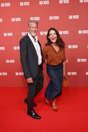 BILD100 2026 Kai Wiesinger, Bettina Zimmermann Roter Teppich zu BILD100 2026, Axel-Springer-Neubau, Berlin, Datum: 08.09.2026 Copyright: xEventpress Kratschx