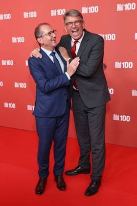 BILD100 2026 Alexander Dobrindt, Wolfram Weimer Roter Teppich zu BILD100 2026, Axel-Springer-Neubau, Berlin, Datum: 08.09.2026 Copyright: xEventpress Kratschx
