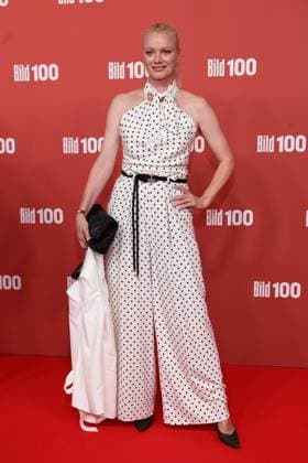 BILD100 2026 Franziska Knuppe Roter Teppich zu BILD100 2026, Axel-Springer-Neubau, Berlin, Datum: 08.09.2026 Copyright: xEventpress Kratschx