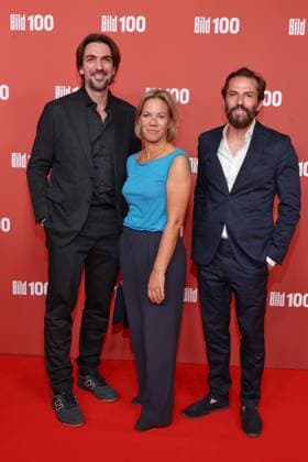 BILD100 2026 Quirin Berg, Christine Strobl, Max Wiedemann Roter Teppich zu BILD100 2026, Axel-Springer-Neubau, Berlin, Datum: 08.09.2026 Copyright: xEventpress Kratschx