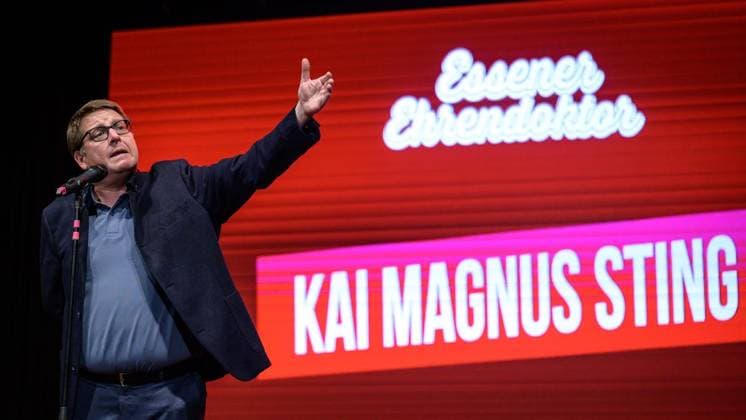 Essen: Verleihung der Comedypreise Essener Ehrendoktor und Jupps Pott ** NUR FÜR REDAKTIONELLE ZWECKE ** EDITORIAL USE ONLY **<p>Kai Magnus Sting bei der Verleihung der Comedypreise Essener Ehrendoktor und Jupps Pott am Dienstag, den 8. September 2026, im Stratmanns Theater in Essen. Deutschland NRW Essen Copyright: UwexErnst