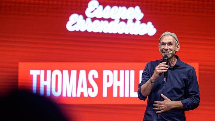 Essen: Verleihung der Comedypreise Essener Ehrendoktor und Jupps Pott ** NUR FÜR REDAKTIONELLE ZWECKE ** EDITORIAL USE ONLY **<p>Thomas Philipzen bei der Verleihung der Comedypreise Essener Ehrendoktor und Jupps Pott am Dienstag, den 8. September 2026, im Stratmanns Theater in Essen. Deutschland NRW Essen Copyright: UwexErnst