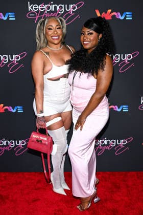 September 8, 2026, Glendale, California, USA: HAZEL-E and TELIYAH BUSH attend the premiere of Keeping Up with Hazel-E. Glendale USA  - ZUMAl201 20260908_zep_l201_001 Copyright: xJacobxLewisx