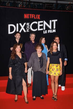 Preview of *Dix pour Cent: The Movie* at L Olympia: Celebrities arrive on the red carpet—Laure Calamy, Camille Cottin, Liliane Rovere, Gregory Montel, Fanny Sidney, Thibault de Montalembert, and Nicolas Maury 459515 September 8, 2026 France  Copyright: xSebastienxFremontx xStarfacex STAR_459515_179