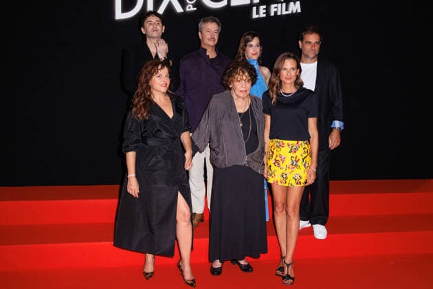 Preview of *Dix pour Cent: The Movie* at L Olympia: Celebrities arrive on the red carpet—Laure Calamy, Camille Cottin, Liliane Rovere, Gregory Montel, Fanny Sidney, Thibault de Montalembert, and Nicolas Maury 459515 September 8, 2026 France  Copyright: xSebastienxFremontx xStarfacex STAR_459515_182