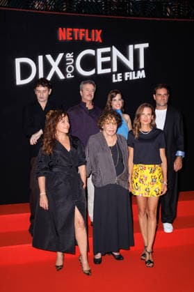 Preview of *Dix pour Cent: The Movie* at L Olympia: Celebrities arrive on the red carpet—Laure Calamy, Camille Cottin, Liliane Rovere, Gregory Montel, Fanny Sidney, Thibault de Montalembert, and Nicolas Maury 459515 September 8, 2026 France  Copyright: xSebastienxFremontx xStarfacex STAR_459515_183