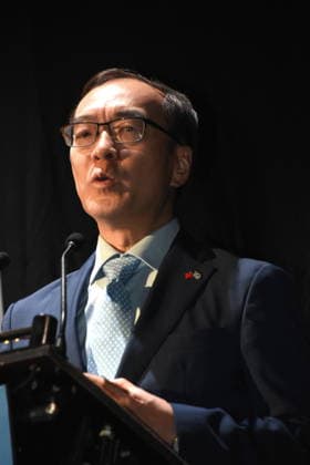 Prof. Dr. Ian-Tsing Generaldirektor Taiwan Taipeh-Vertretung Starnberg 08.09.2026 Schlossberghalle 20. Fuenf Seen Filmvestival Taiwan-Abend in Kooperation mit der Taipeh-Vertretung in der Bundesrepublik Deutschland (Büro München) statt. Dr. Ian-Tsing Generaldirektor Foto Starnberg