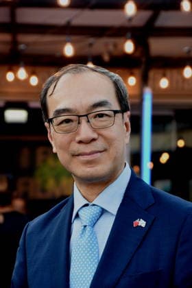 Prof. Dr. Ian-Tsing Generaldirektor Taiwan Taipeh-Vertretung Starnberg 08.09.2026 Schlossberghalle 20. Fuenf Seen Filmvestival Taiwan-Abend in Kooperation mit der Taipeh-Vertretung in der Bundesrepublik Deutschland (Büro München) statt. Dr. Ian-Tsing Generaldirektor Foto Starnberg