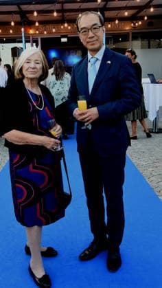Prof Dr. Ursula Männle MdB.a.D. Marokko Konsulin Prof. Dr. Ian-Tsing Generaldirektor Taiwan Taipeh-Vertretung Starnberg 08.09.2026 Schlossberghalle 20. Fuenf Seen Filmvestival Taiwan-Abend in Kooperation mit der Taipeh-Vertretung in der Bundesrepublik Deutschland (Büro München) statt. Dr. Ian-Tsing Generaldirektor Foto Starnberg