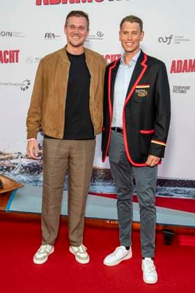 ABB ADAMSACHT- Andreas Kuffner und Olaf Roggensack zu Gast auf dem roten Teppich bei der Berlin Premiere des Kino Films Adams Acht Im Kino Zoo Palast am 08.09.2026 in Berlin Berlin Deutschland
