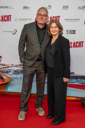ABB ADAMSACHT- Hannu Salonen und Lina Wendel zu Gast auf dem roten Teppich bei der Berlin Premiere des Kino Films Adams Acht Im Kino Zoo Palast am 08.09.2026 in Berlin Berlin Deutschland