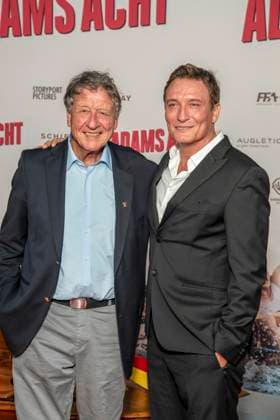 ABB ADAMSACHT- Oliver Masucci und Klaus Bittner zu Gast auf dem roten Teppich bei der Berlin Premiere des Kino Films Adams Acht Im Kino Zoo Palast am 08.09.2026 in Berlin Berlin Deutschland