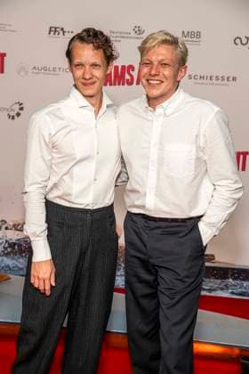 ABB ADAMSACHT- Felix Kammerer und Leonhard Kunz zu Gast auf dem roten Teppich bei der Berlin Premiere des Kino Films Adams Acht Im Kino Zoo Palast am 08.09.2026 in Berlin Berlin Deutschland