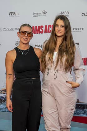 ABB ADAMSACHT- Jessica Scholz und Annie Schmitz zu Gast auf dem roten Teppich bei der Berlin Premiere des Kino Films Adams Acht Im Kino Zoo Palast am 08.09.2026 in Berlin Berlin Deutschland