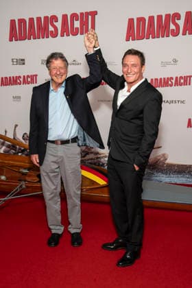 ABB ADAMSACHT- Oliver Masucci und Klaus Bittner zu Gast auf dem roten Teppich bei der Berlin Premiere des Kino Films Adams Acht Im Kino Zoo Palast am 08.09.2026 in Berlin Berlin Deutschland
