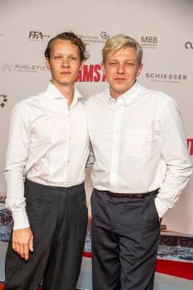ABB ADAMSACHT- Felix Kammerer und Leonhard Kunz zu Gast auf dem roten Teppich bei der Berlin Premiere des Kino Films Adams Acht Im Kino Zoo Palast am 08.09.2026 in Berlin Berlin Deutschland