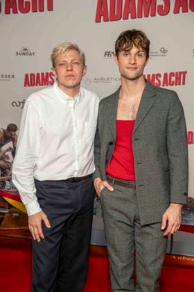 ABB ADAMSACHT- Leonhard Kunz und Nick Romeo Reimann zu Gast auf dem roten Teppich bei der Berlin Premiere des Kino Films Adams Acht Im Kino Zoo Palast am 08.09.2026 in Berlin Berlin Deutschland