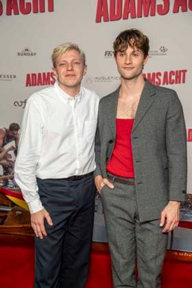 ABB ADAMSACHT- Leonhard Kunz und Nick Romeo Reimann zu Gast auf dem roten Teppich bei der Berlin Premiere des Kino Films Adams Acht Im Kino Zoo Palast am 08.09.2026 in Berlin Berlin Deutschland
