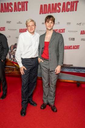 ABB ADAMSACHT- Leonhard Kunz und Nick Romeo Reimann zu Gast auf dem roten Teppich bei der Berlin Premiere des Kino Films Adams Acht Im Kino Zoo Palast am 08.09.2026 in Berlin Berlin Deutschland