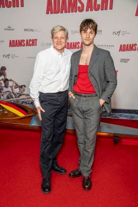 ABB ADAMSACHT- Leonhard Kunz und Nick Romeo Reimann zu Gast auf dem roten Teppich bei der Berlin Premiere des Kino Films Adams Acht Im Kino Zoo Palast am 08.09.2026 in Berlin Berlin Deutschland