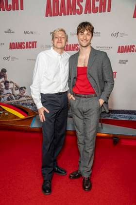 ABB ADAMSACHT- Leonhard Kunz und Nick Romeo Reimann zu Gast auf dem roten Teppich bei der Berlin Premiere des Kino Films Adams Acht Im Kino Zoo Palast am 08.09.2026 in Berlin Berlin Deutschland