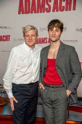 ABB ADAMSACHT- Leonhard Kunz und Nick Romeo Reimann zu Gast auf dem roten Teppich bei der Berlin Premiere des Kino Films Adams Acht Im Kino Zoo Palast am 08.09.2026 in Berlin Berlin Deutschland