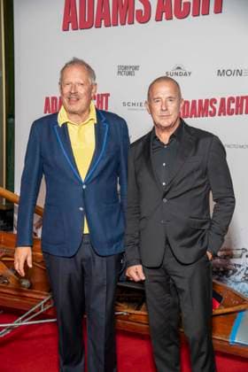 ABB ADAMSACHT- Axel Milberg und Heino Ferch zu Gast auf dem roten Teppich bei der Berlin Premiere des Kino Films Adams Acht Im Kino Zoo Palast am 08.09.2026 in Berlin Berlin Deutschland