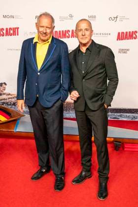 ABB ADAMSACHT- Axel Milberg und Heino Ferch zu Gast auf dem roten Teppich bei der Berlin Premiere des Kino Films Adams Acht Im Kino Zoo Palast am 08.09.2026 in Berlin Berlin Deutschland