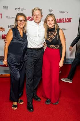 ABB ADAMSACHT- Illona Christina Schulz, Leonhard Kunz und Jelena Kunz zu Gast auf dem roten Teppich bei der Berlin Premiere des Kino Films Adams Acht Im Kino Zoo Palast am 08.09.2026 in Berlin Berlin Deutschland