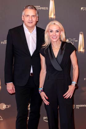 Oliver Schablitzki und Inga Leschek bei der Verleihung des Deutschen Fernsehpreises 2026 - Die Nacht der Kreativen in der Flora. Köln, 08.09.2026