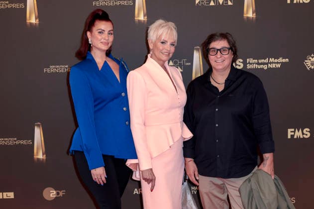 Catharina Convents, Katia Convents und Paola von Griesheim bei der Verleihung des Deutschen Fernsehpreises 2026 - Die Nacht der Kreativen in der Flora. Köln, 08.09.2026