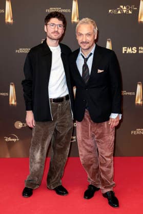 Philip Peschlow mit Gast bei der Verleihung des Deutschen Fernsehpreises 2026 - Die Nacht der Kreativen in der Flora. Köln, 08.09.2026