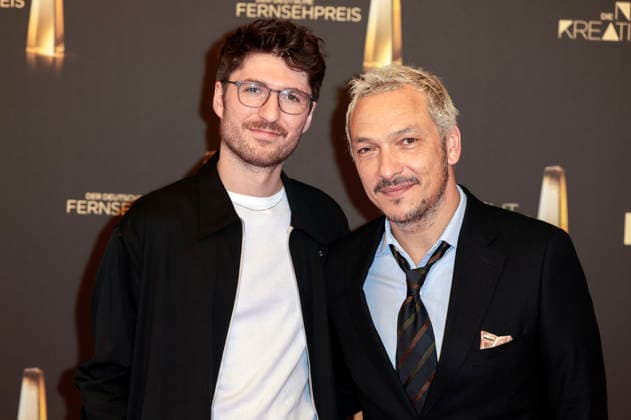 Philip Peschlow mit Gast bei der Verleihung des Deutschen Fernsehpreises 2026 - Die Nacht der Kreativen in der Flora. Köln, 08.09.2026