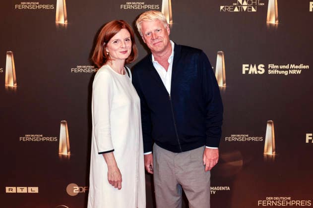 Katrin Vernau und Henrik Pabst bei der Verleihung des Deutschen Fernsehpreises 2026 - Die Nacht der Kreativen in der Flora. Köln, 08.09.2026