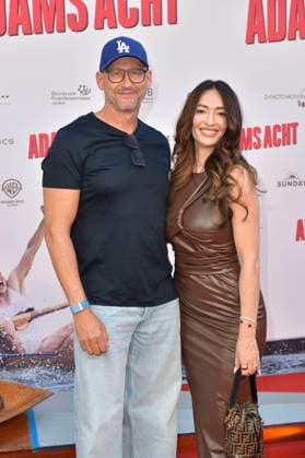 Frank Kusche und Maryana Dzhokhadze bei der Premiere des Kinofilms Adams Acht im Zoo Palast. Berlin, 08.09.2026