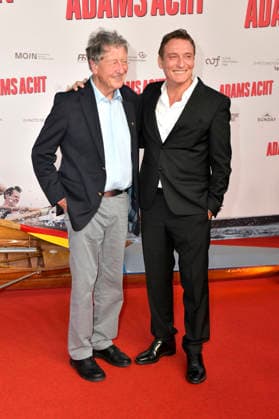 Klaus Bittner und Oliver Masucci bei der Premiere des Kinofilms Adams Acht im Zoo Palast. Berlin, 08.09.2026