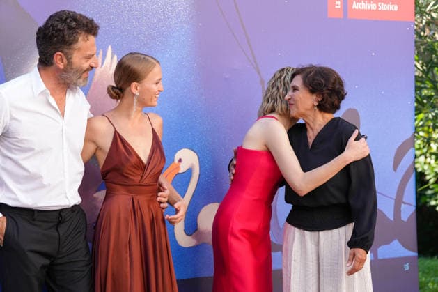 Guido Caprino, Ksenia Borzak, Alba Rohrwacher, and Caterina Casini attending the screening of *Una Storia* during the 83rd Venice International Film Festival at Sala Darsena on September 8, 2026, in Venice, Italy. Lucia Sabatelli, Venice, Italy  Copyright: xLuciaxSabatellix xBestimagexLuciaxSabatellix xBestimagex
