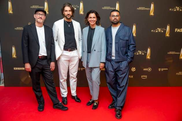 ABB KREATIVE- Marco Rottig, David Gesslbauer,Wesley William Salamone zu Gast auf dem roten Teppich bei der Gala Die Nacht der Kreativen Der Deutsche Fernsehpreis 2026 in der Flora am 08.09.2026 in Koeln NRW Deutschland