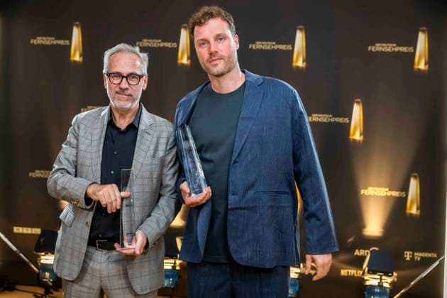 ABB KREATIVE- Preistraeger Auszeichnung für die Beste Musik Fiktion geht an Stefan Will und Robert Henke zu Gast bei der Gala Die Nacht der Kreativen Der Deutsche Fernsehpreis 2026 in der Flora am 08.09.2026 in Koeln NRW Deutschland