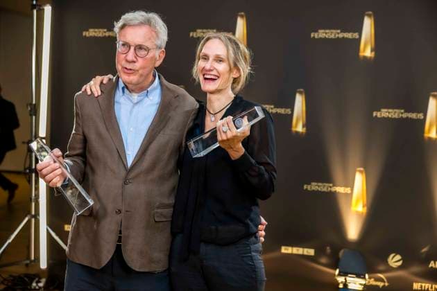 ABB KREATIVE- Preistraeger Auszeichnung für das Beste Buch Fiktion geht an Rolf Basedow, Nicole Armbruster zu Gast bei der Gala Die Nacht der Kreativen Der Deutsche Fernsehpreis 2026 in der Flora am 08.09.2026 in Koeln NRW Deutschland