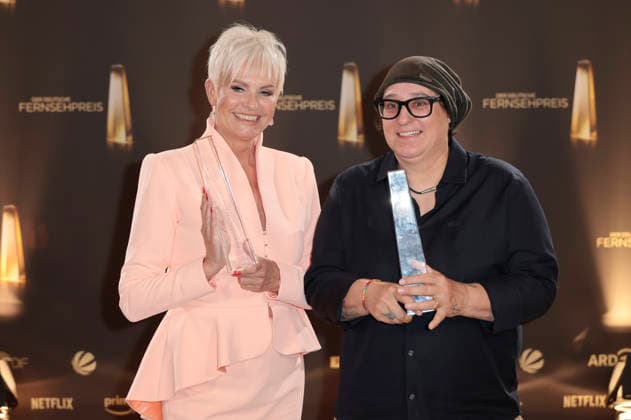 Katia Convents und Paola von Griesheim bei der Verleihung des Deutschen Fernsehpreises 2026 - Die Nacht der Kreativen in der Flora. Köln, 08.09.2026