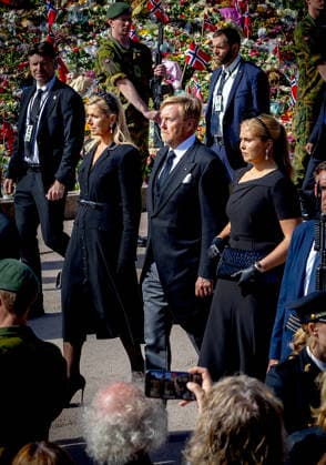09-09-2026 Funeral of King Harald of Norway at the Dom cathedral in Oslo. King Willem-Alexander and Queen Maxima and Princess Amalia Â  Copyright: xPPEx