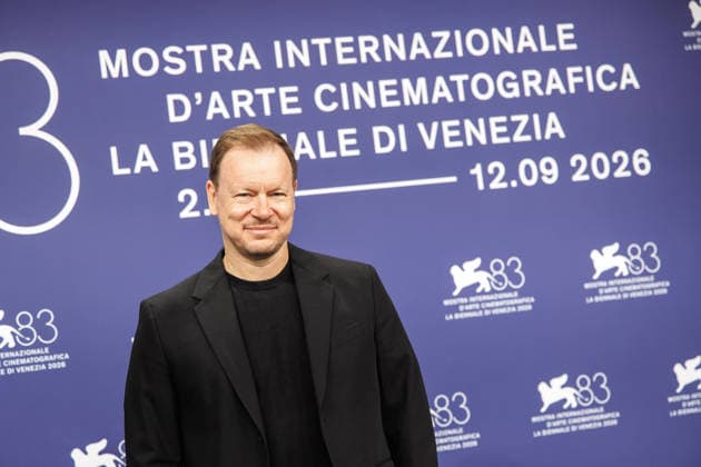 83rd Venice International Film Festival in Venice, Italy - 09 Sep 2026. French actor Laurent Serafini attends the photocall of the film La Moula during the 83rd Venice International Film Festival in Venice, Italy. Venice Italy Copyright: xMarcoxBaradax xSOPAxImagesx 20260909_PHOTOCALL LA MOULA-5