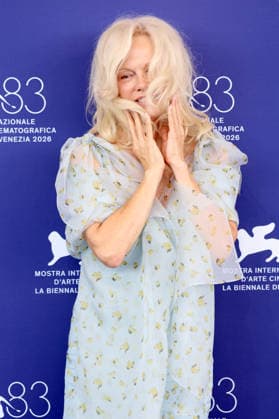 Pamela Anderson beim Photocall zum Kinofilm Place to Be auf der Biennale di Venezia 2026 83. Internationale Filmfestspiele von Venedig im Palazzo del Casino. Venedig, 09.09.2026